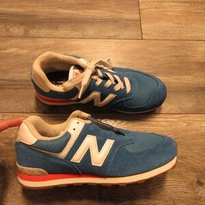 New Balance 574 Kids 6 Blue Rainbow Pack Natural Indigo Unisex